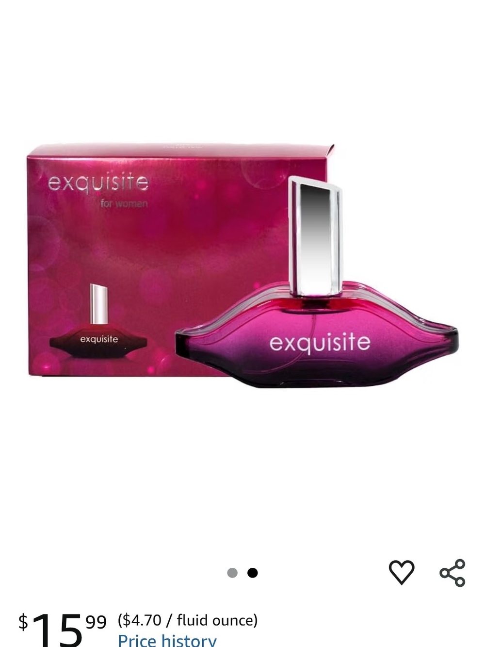 Exquisite Women's Fragrance Bottle in Fuchsia Pink (Factory Sealed)